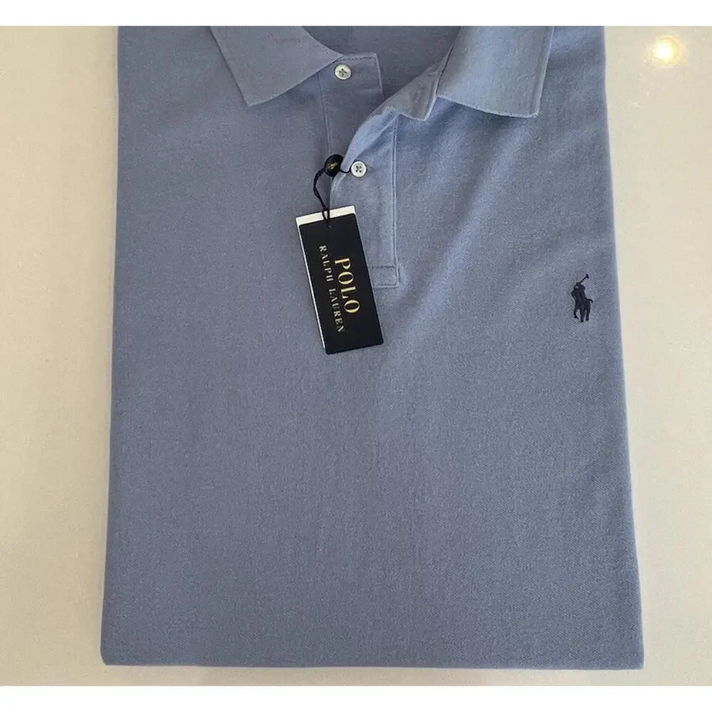 $110 Polo Ralph Lauren Men's Blue Polo Shirt BIG&TALL  4XLT